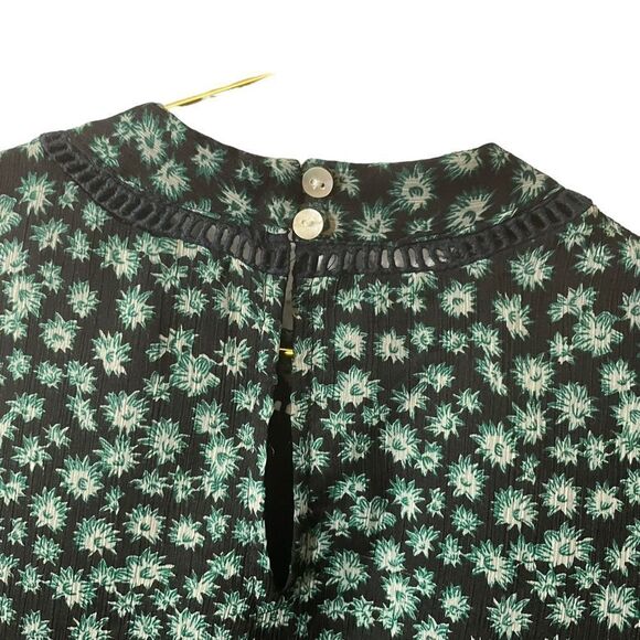 Anthropologie Ranna Gill Fluttered Tunic Tiered Bell Sleeve Shift Mini Dress XS - Picture 8 of 12